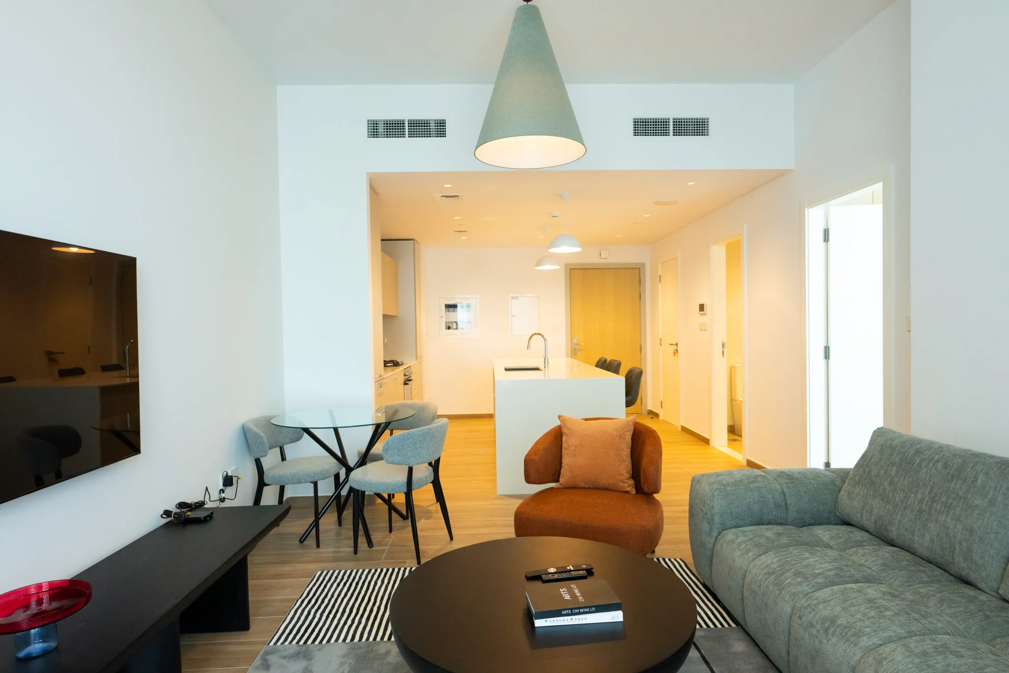 Elegant dining space with luxury furnishings