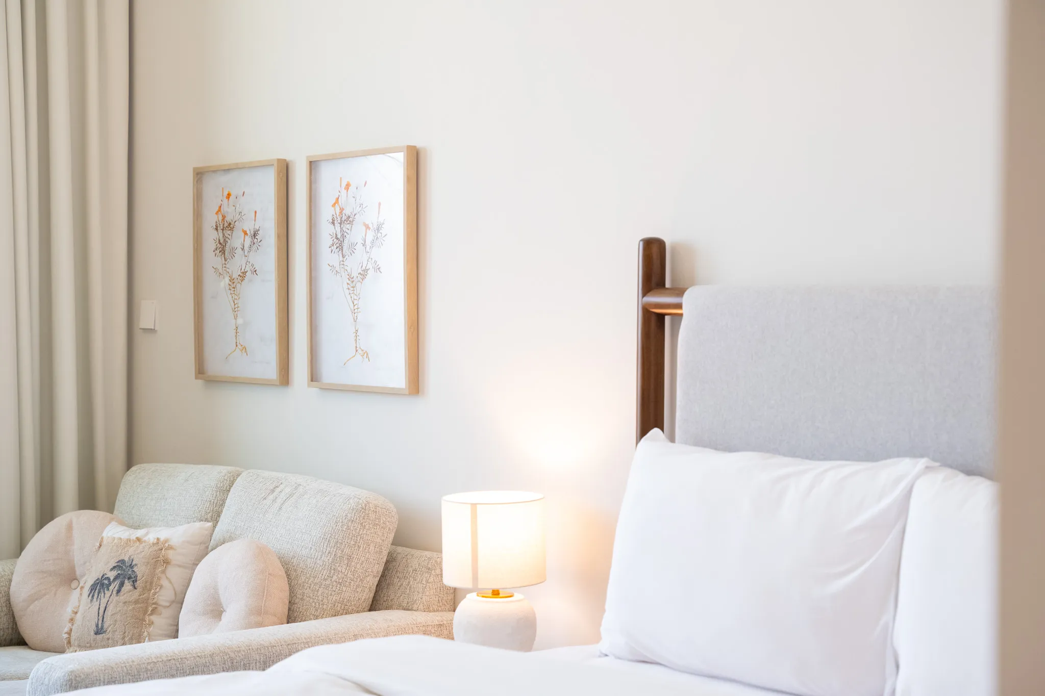 Spacious open-plan living area with contemporary design