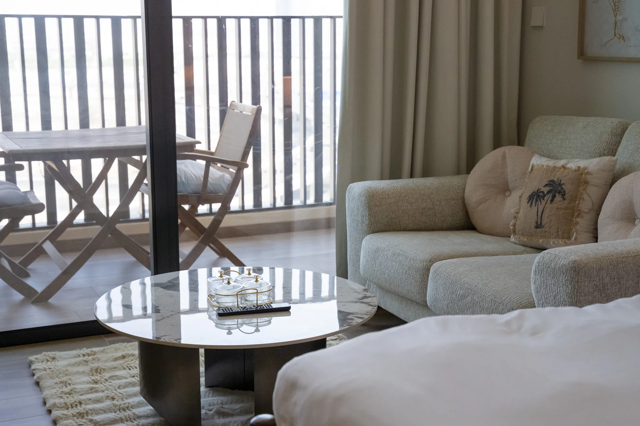 Elegant dining space with luxury furnishings